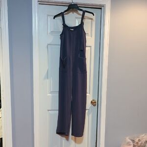 Very J Navy Blue Jumpsuit